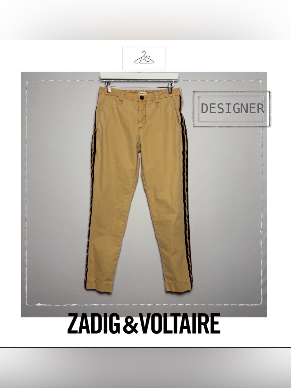Zadig & Voltaire Women’s Straight Leg Pants Size M